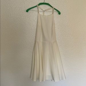 Lulu’s White Skater Dress Size S